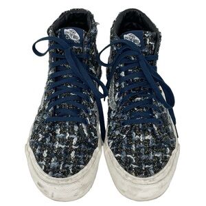 Vans Sneakers Women's 10 Blue Skateboard Lace Up High Top Shoes Barneys New York